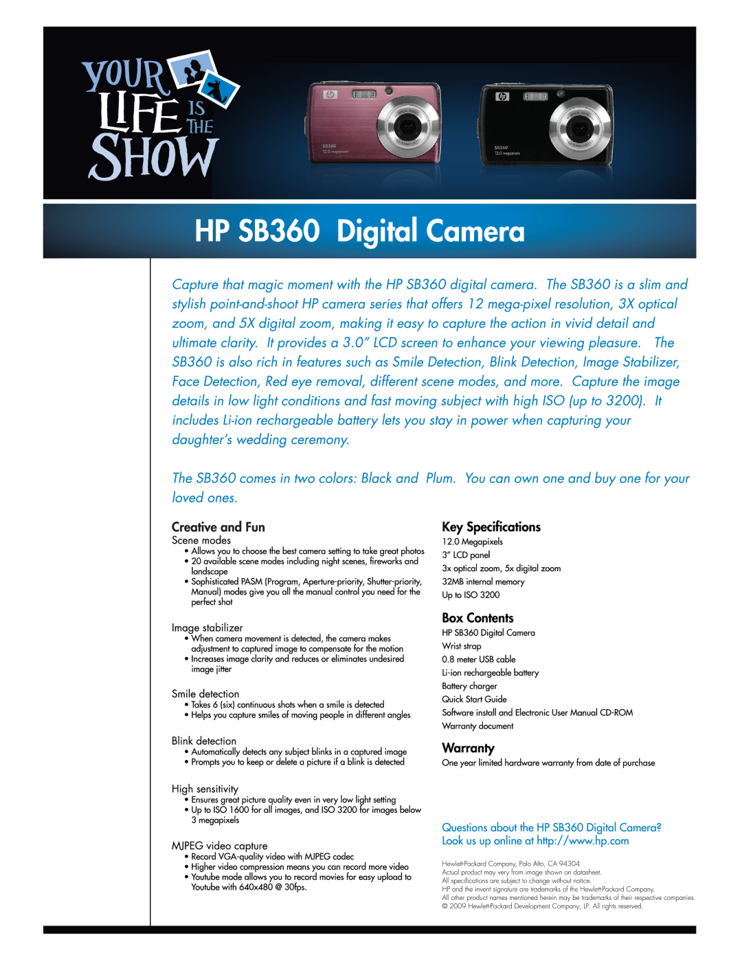 HP SB360 manual 