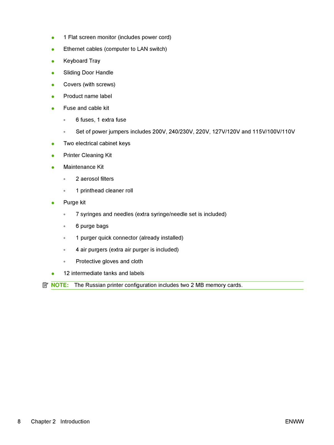 HP Scitex LX800 Industrial manual Enww 