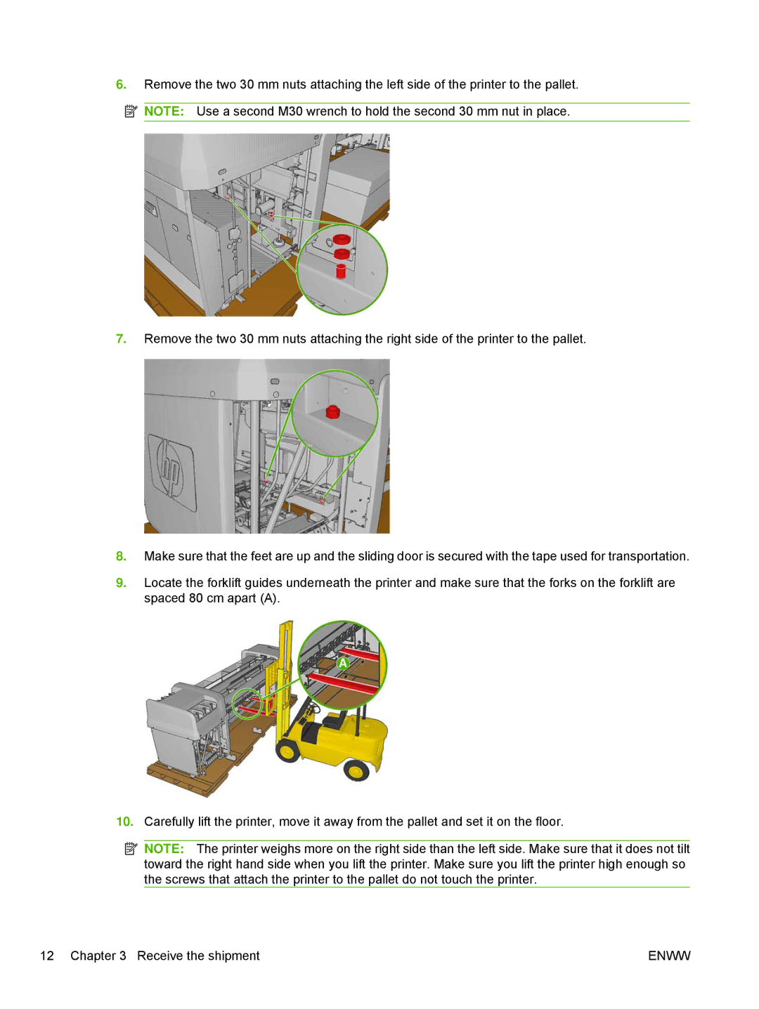 HP Scitex LX800 Industrial manual Enww 