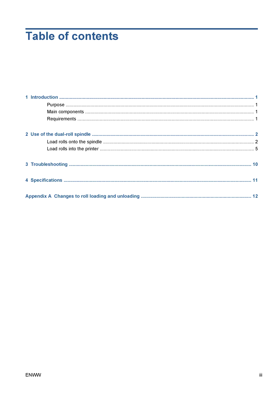 HP Scitex LX800 Industrial manual Table of contents 