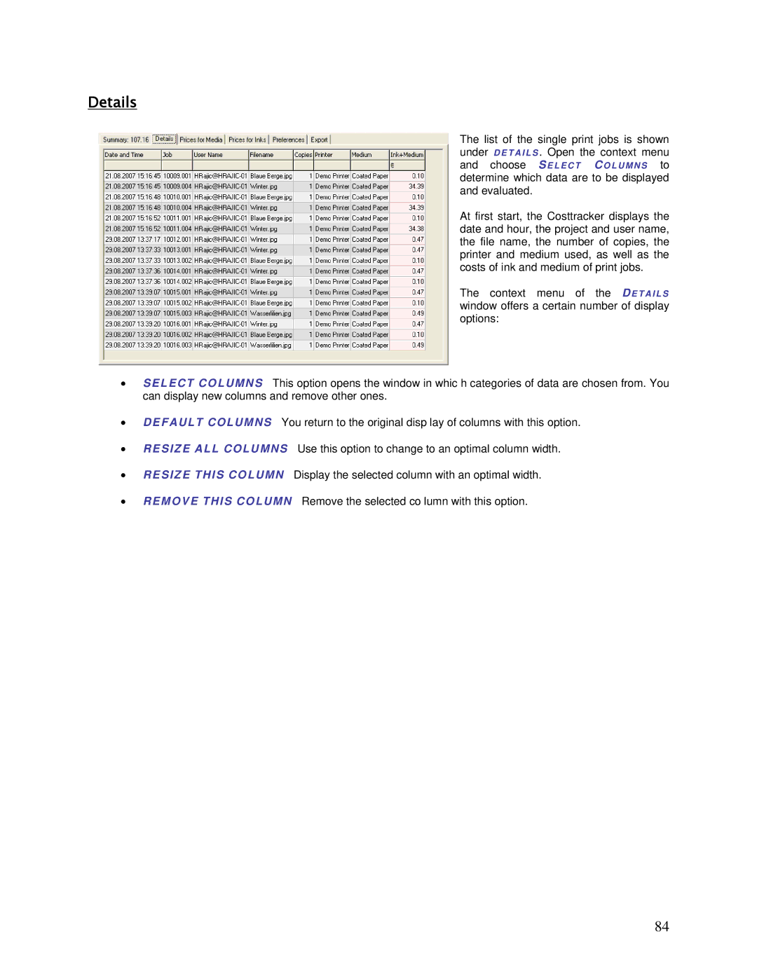 HP SCP Software for s manual Details 