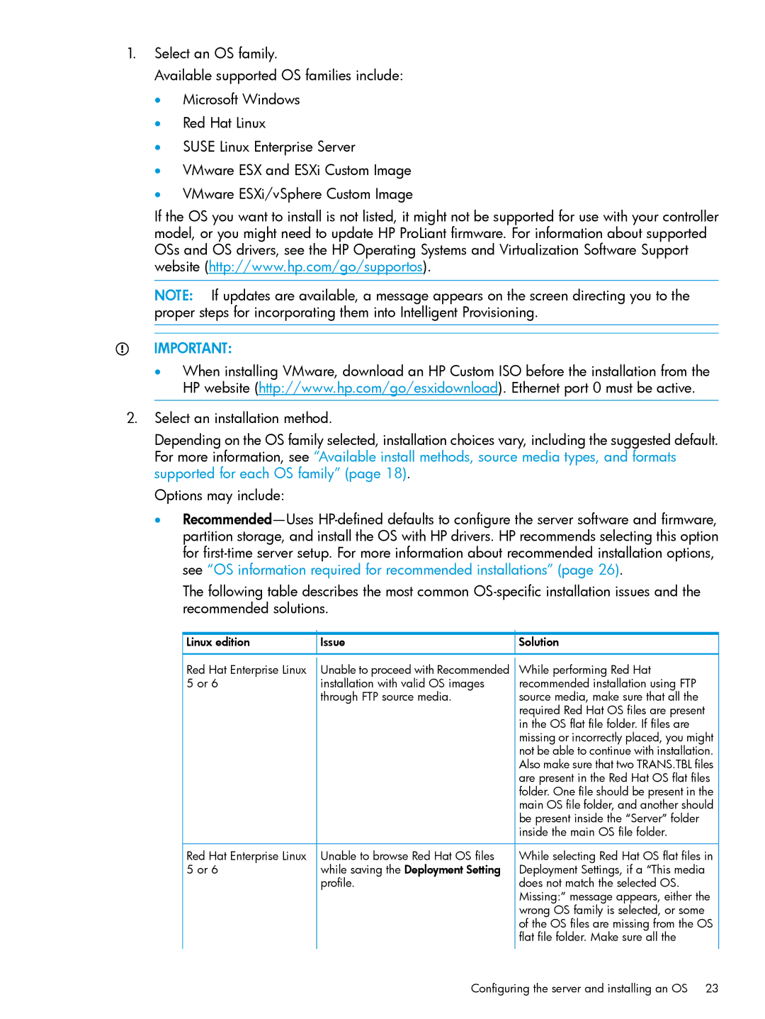 HP Scripting Toolkit for Windows and Linux manual Linux edition Issue Red Hat Enterprise Linux 