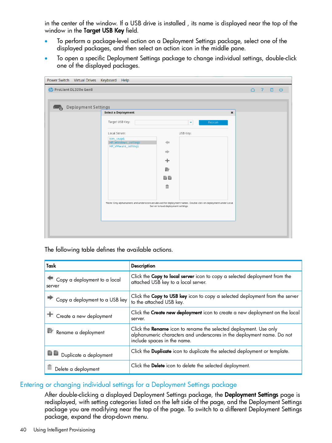 HP Scripting Toolkit for Windows and Linux manual Task Copy a deployment to a local server 