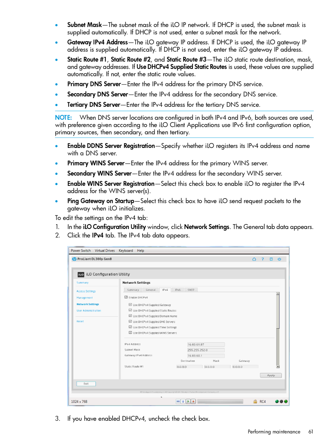 HP Scripting Toolkit for Windows and Linux manual Performing maintenance 