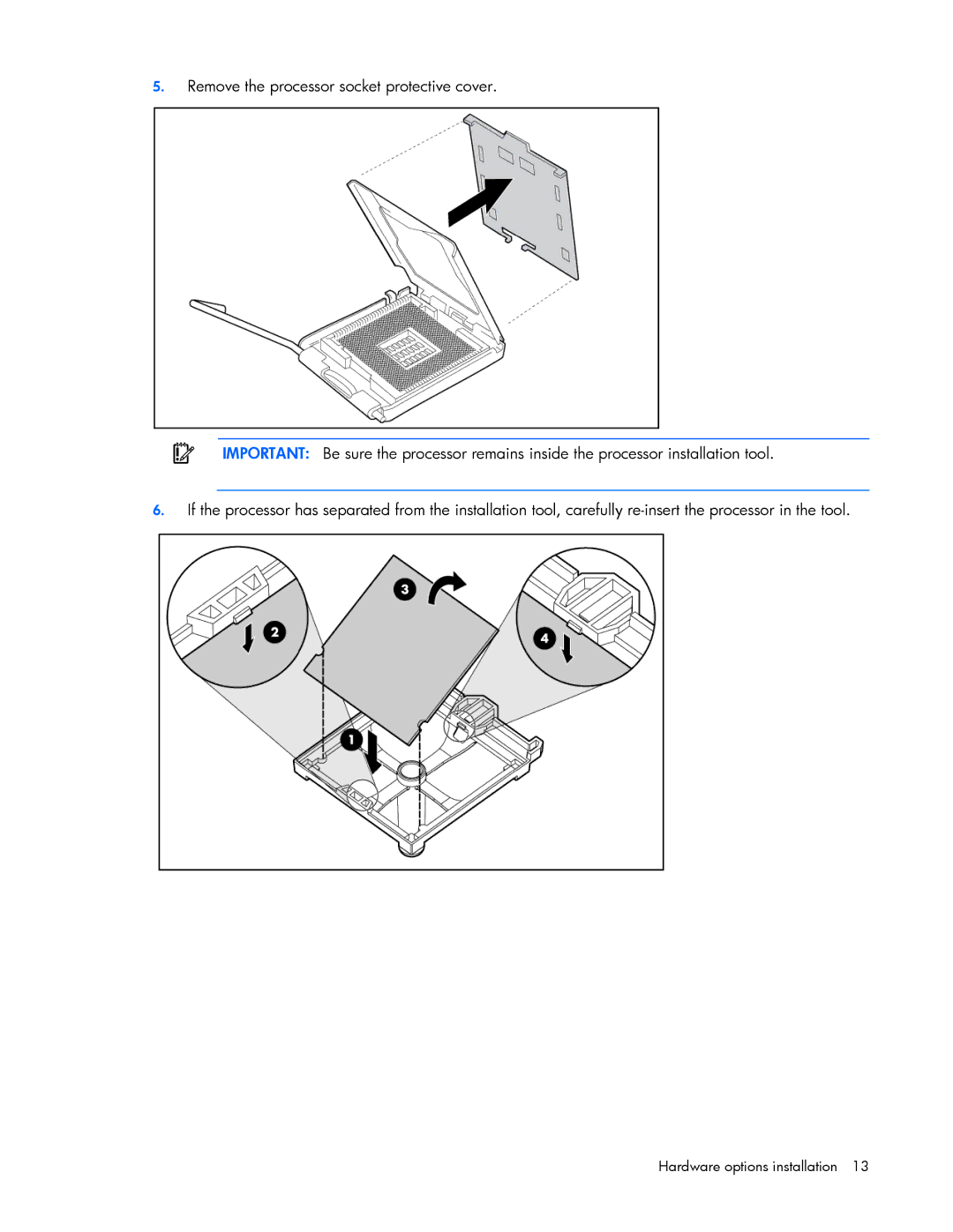 HP Security Camera ML100 manual Hardware options installation 