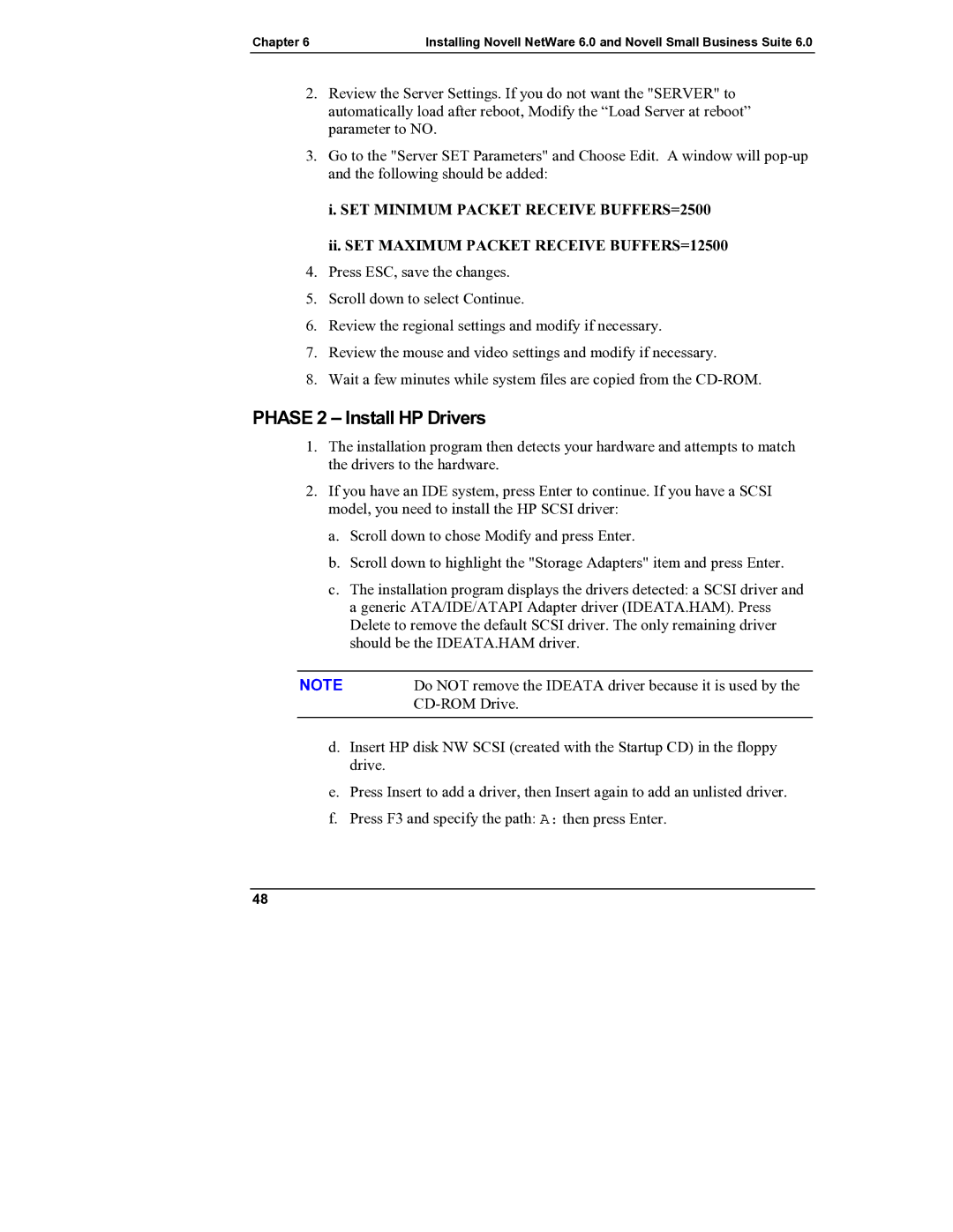 HP Server tc2110 manual Phase 2 Install HP Drivers 