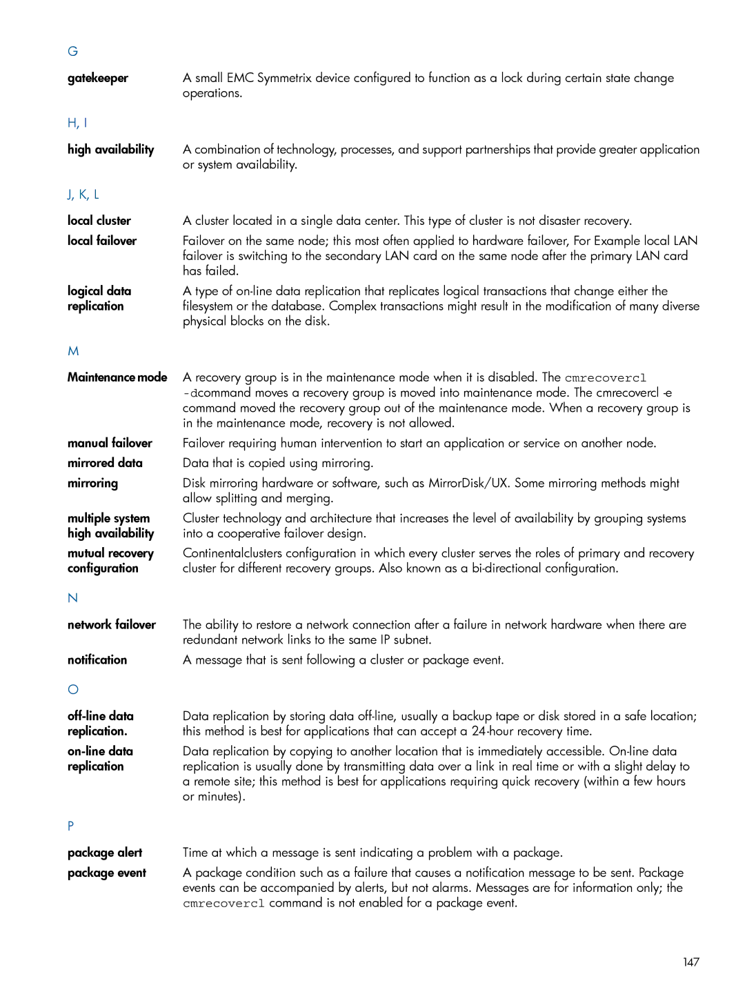 HP Serviceguard Metrocluster manual Or system availability 