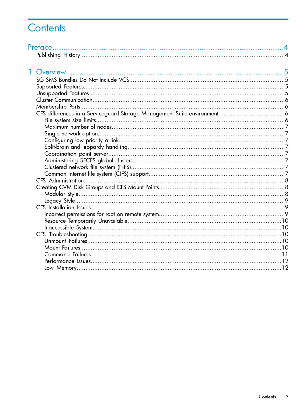 HP Serviceguard Storage Management Suite for VERITAS manual Contents 