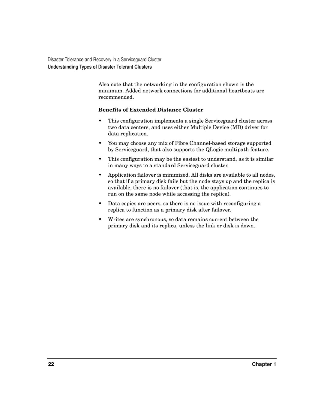 HP serviceguard t2808-90006 manual Benefits of Extended Distance Cluster 