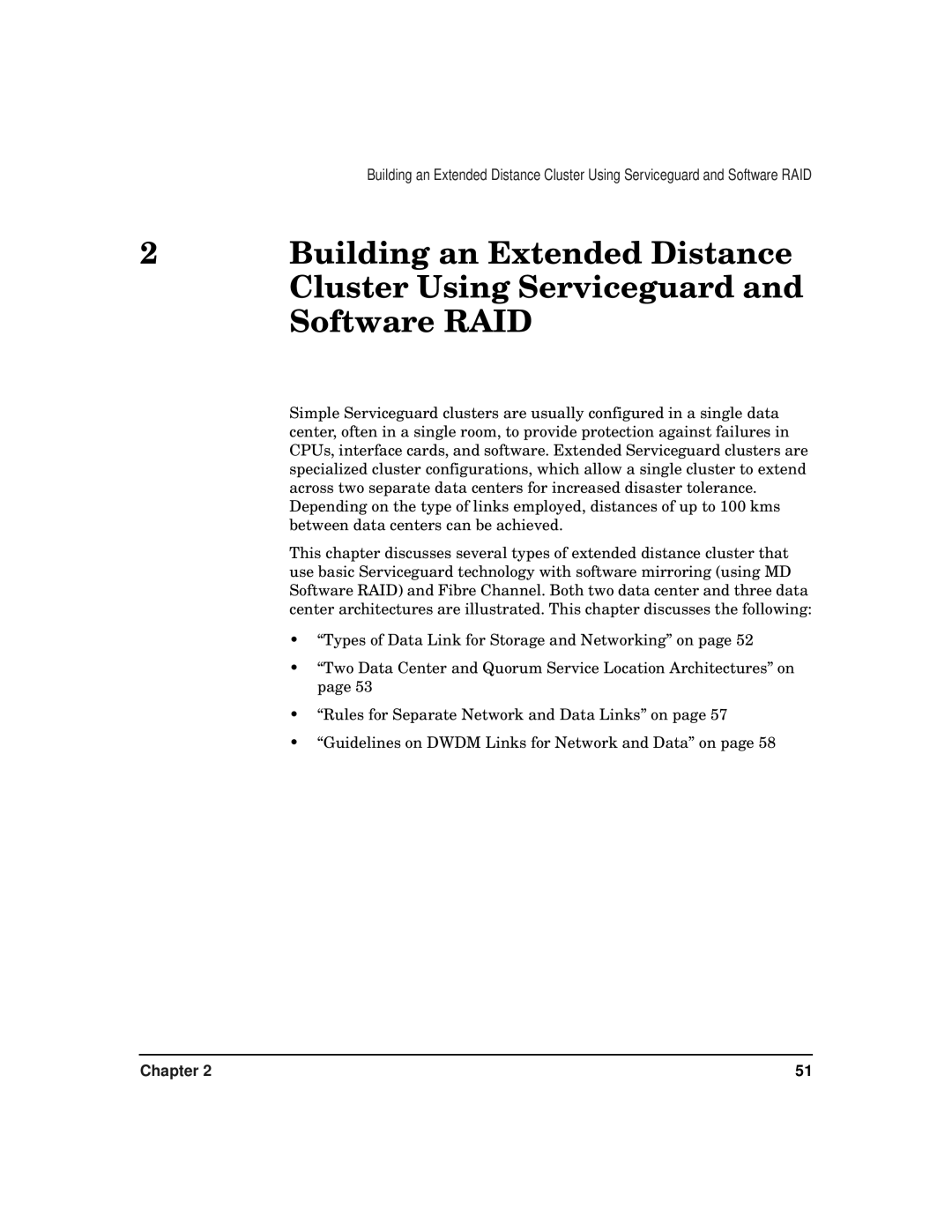 HP serviceguard t2808-90006 manual Building an Extended Distance 