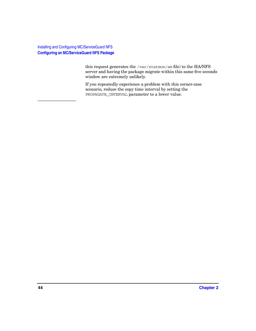 HP Serviceguard Toolkit for NFS manual Conﬁguring an MC/ServiceGuard NFS Package 