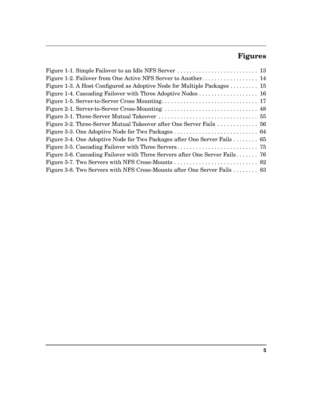 HP Serviceguard Toolkit for NFS manual Figures 