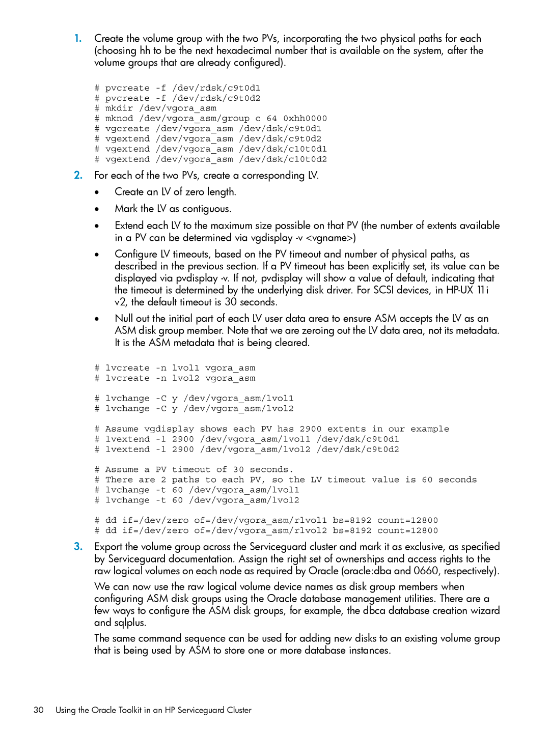 HP Serviceguard Toolkit for Oracle Data Guard manual Using the Oracle Toolkit in an HP Serviceguard Cluster 