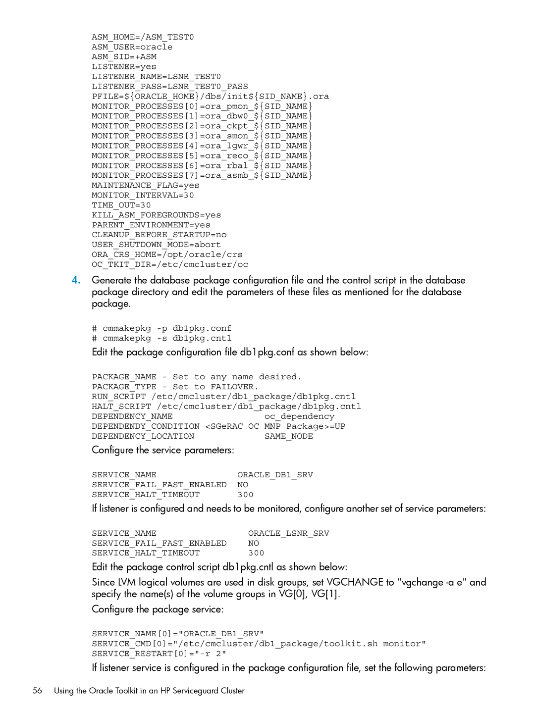 HP Serviceguard Toolkit for Oracle Data Guard manual Dependencylocationsamenode 