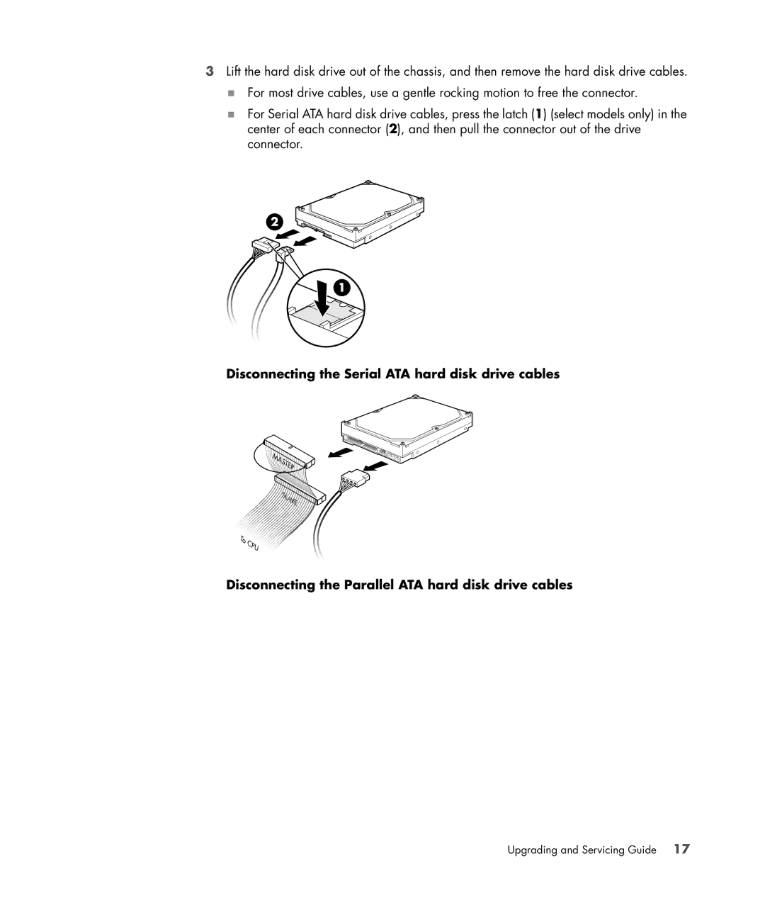 HP SG3778D manual Upgrading and Servicing Guide 