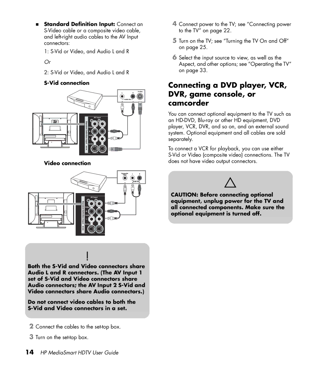 HP SL4282N 42 inch manual HP MediaSmart Hdtv User Guide 