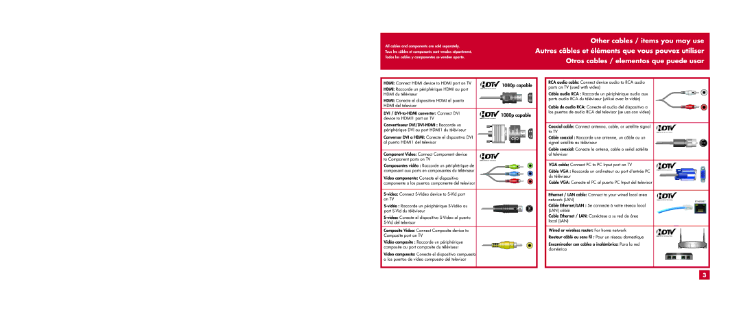 HP SL4278N 42 inch, SL4778N 47 inch manual 