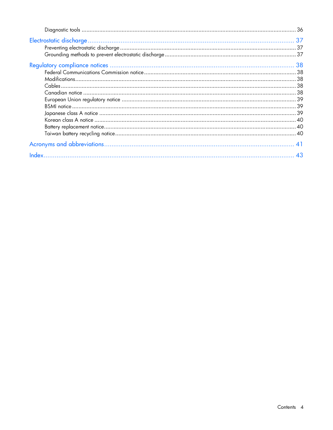 HP Smart Array (RAID) Host Bus Adapters manual Electrostatic discharge 