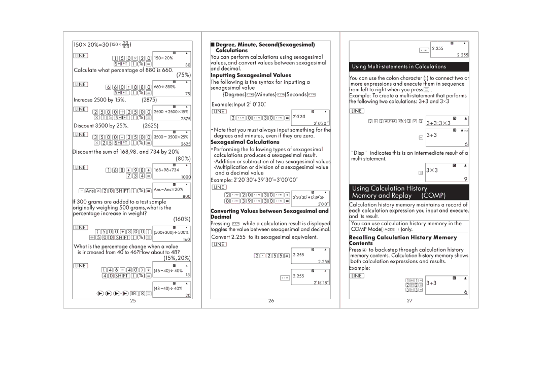 HP SmartCalc 300s manual 