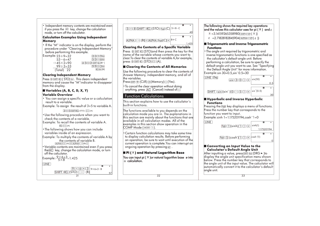 HP SmartCalc 300s manual 