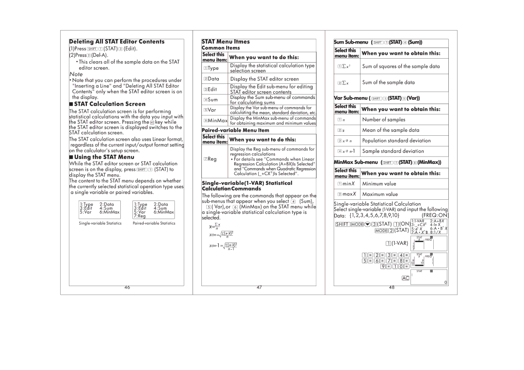 HP SmartCalc 300s manual 