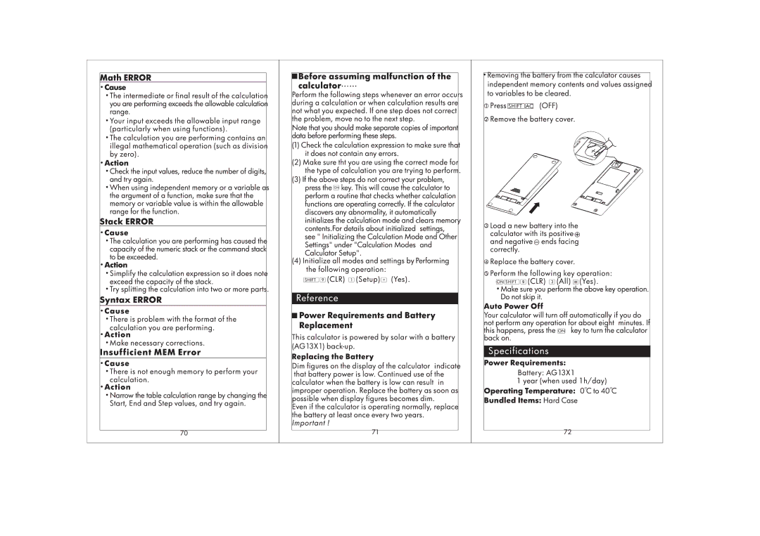 HP SmartCalc 300s manual 