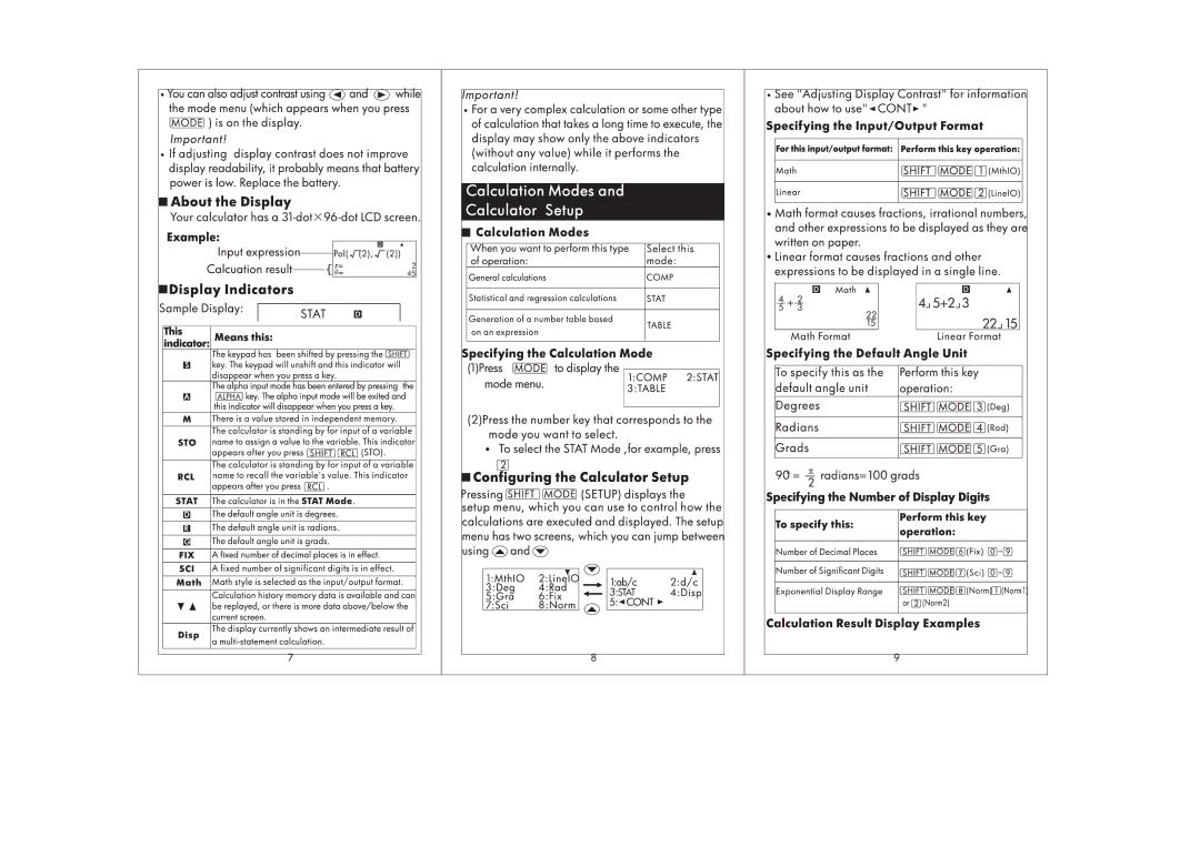 HP SmartCalc 300s manual 