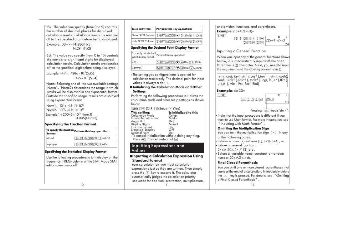 HP SmartCalc 300s manual 