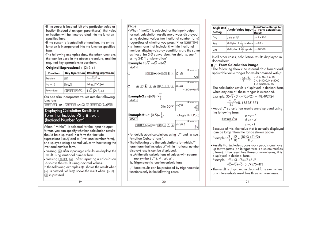 HP SmartCalc 300s manual 