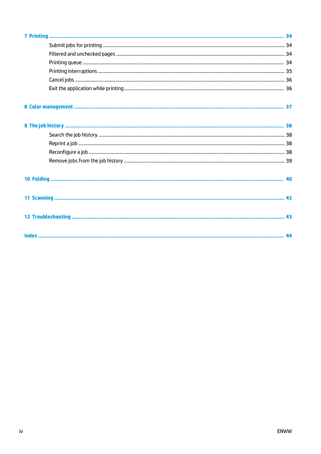 HP SmartStream Designer, Prepress Software manual Color management Job history 