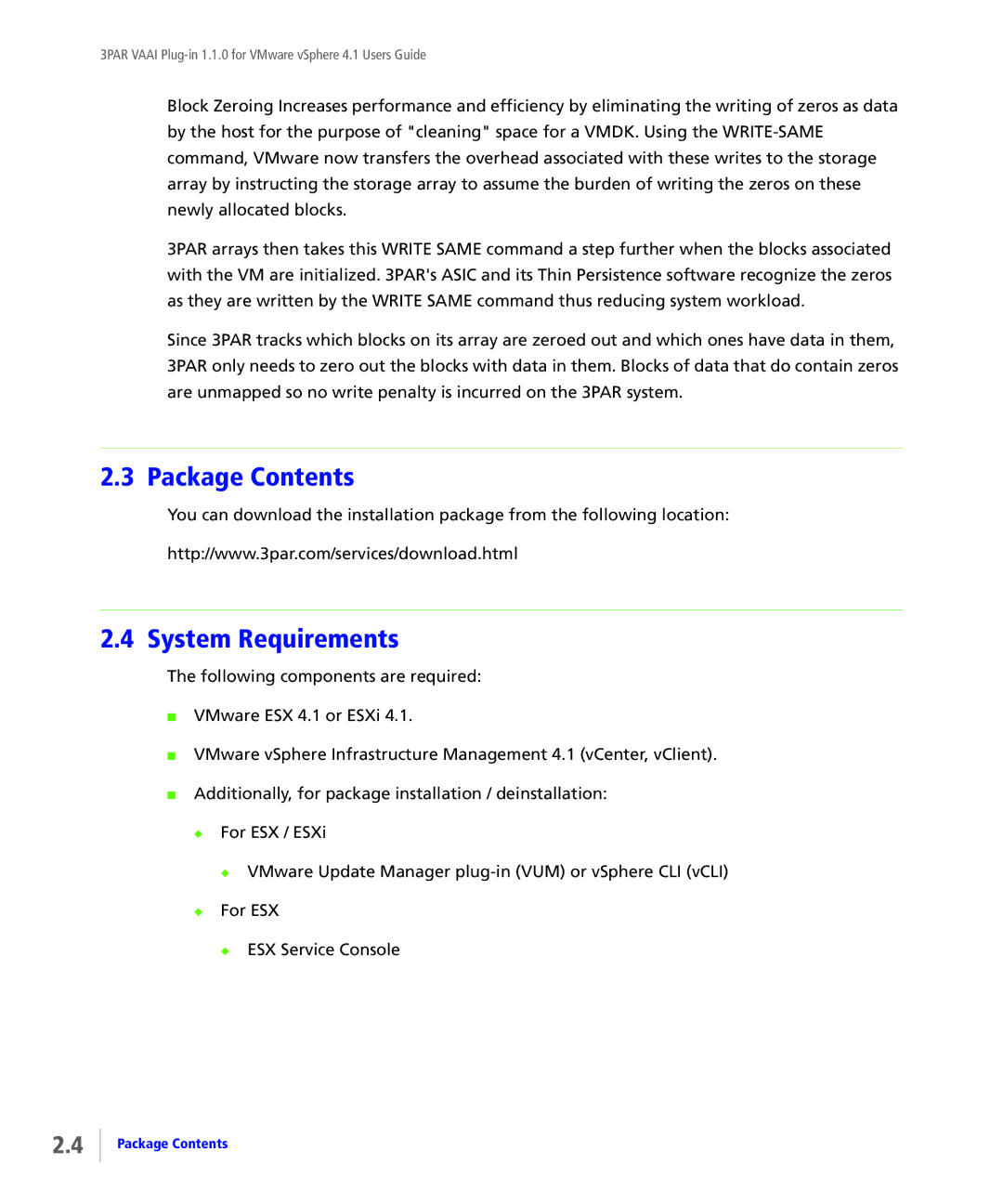 HP Solutions for vSphere Software E-Media Kit manual Package Contents, System Requirements 