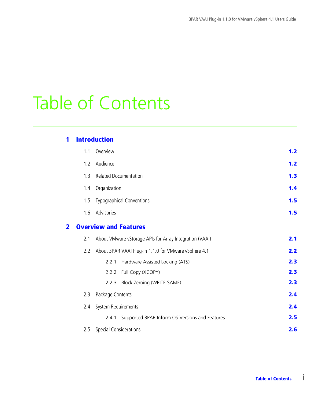 HP Solutions for vSphere Software E-Media Kit manual Table of Contents 