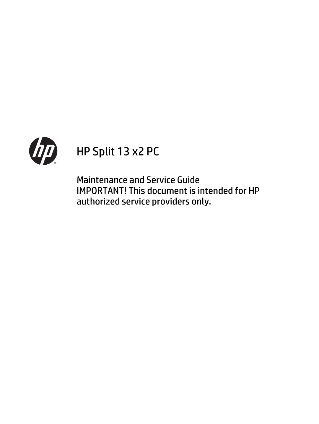 HP Split 13 x2 E0W59UARABA manual HP Split 13 x2 PC 