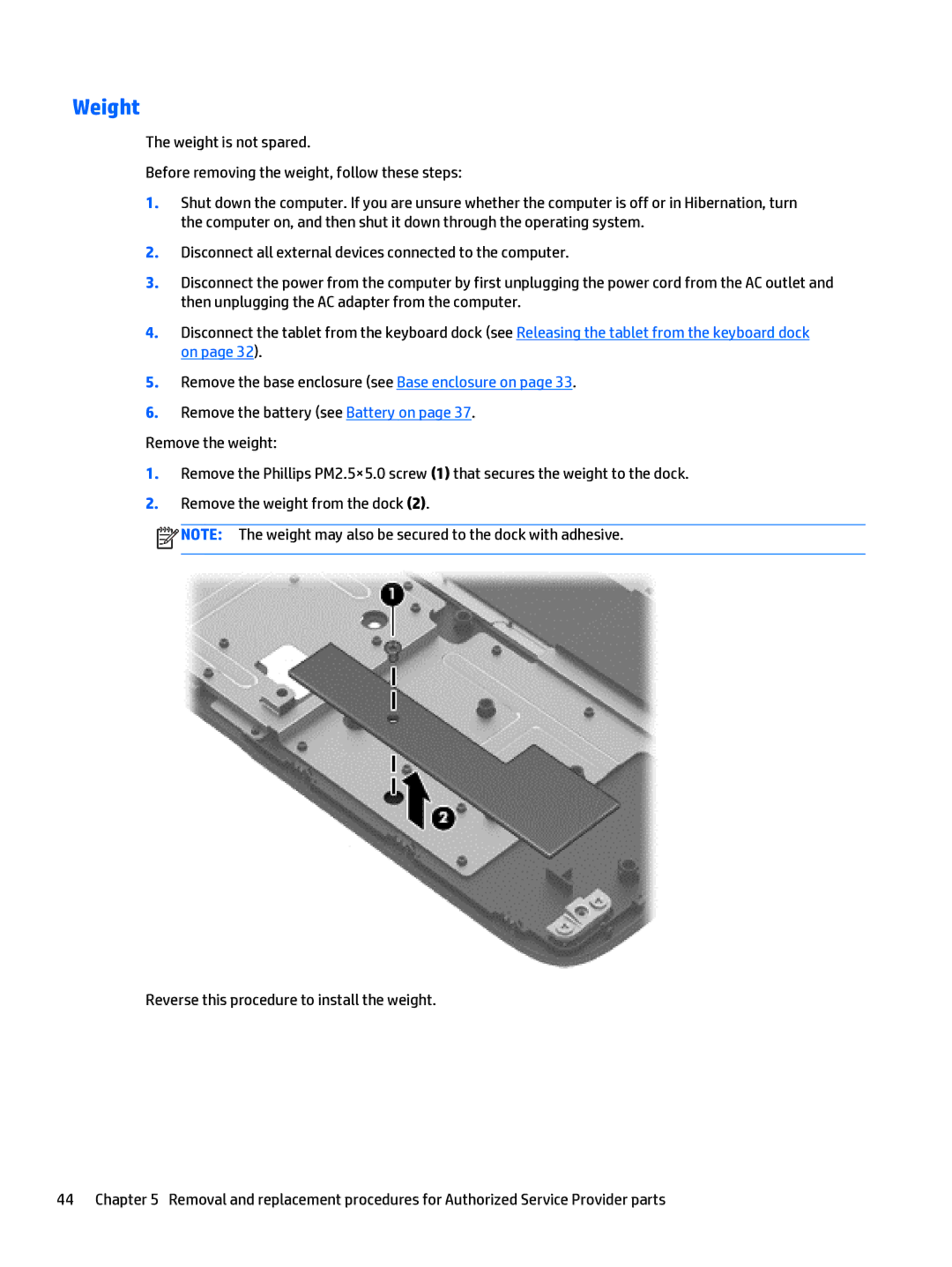 HP Split 13 x2 E0W59UARABA manual Weight 