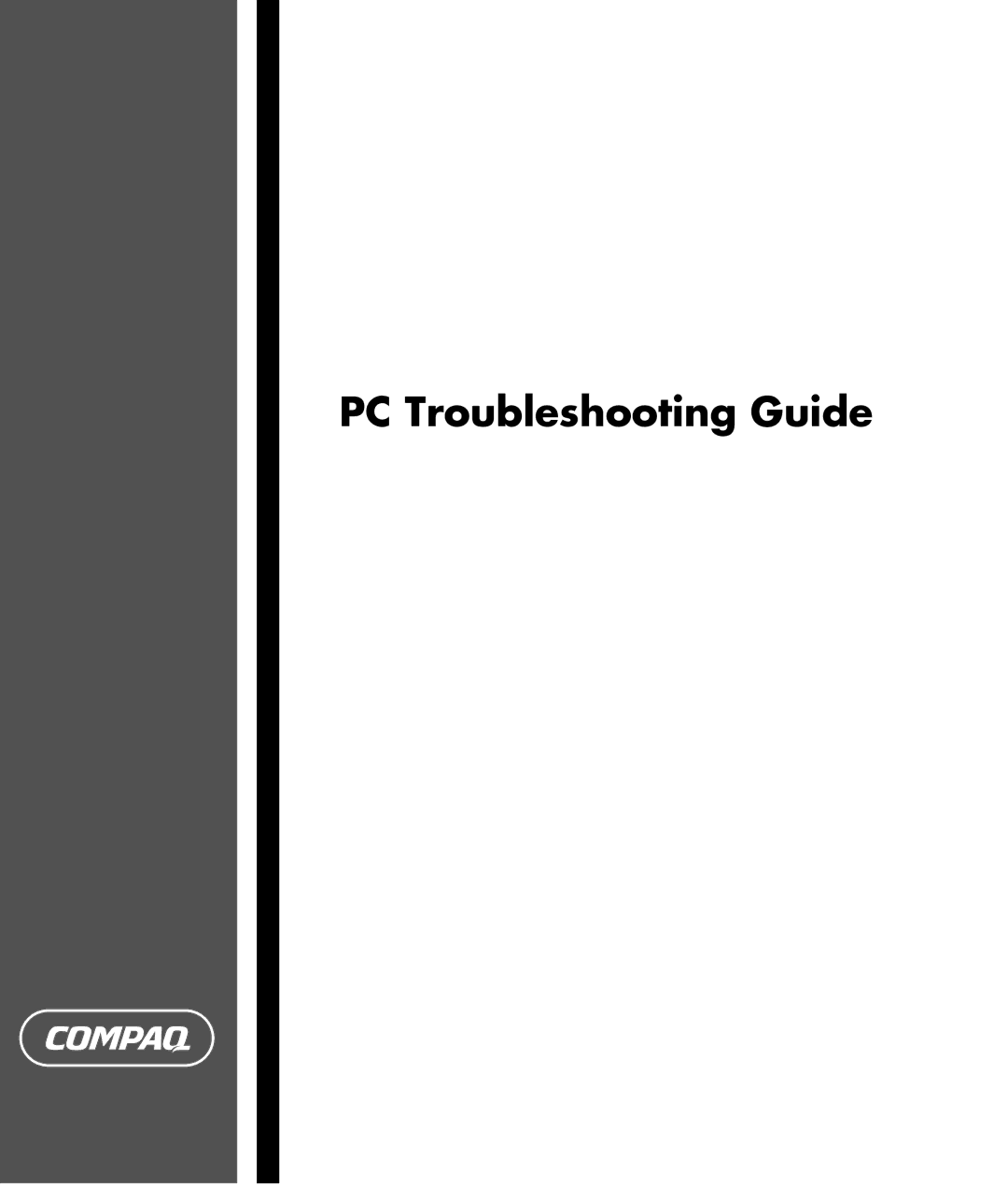 HP SR1660CF, SR1680CF, SR1660AN, SR1650NX, SR1630NX, SR1640AP, SR1638NX, SR1620NX, SR1620AN manual PC Troubleshooting Guide 