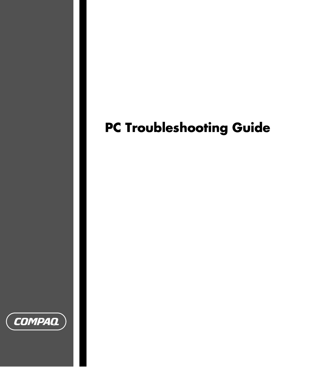 HP SR1660CF, SR1680CF, SR1660AN, SR1650NX, SR1630NX, SR1640AP, SR1638NX, SR1620NX, SR1620AN manual PC Troubleshooting Guide 