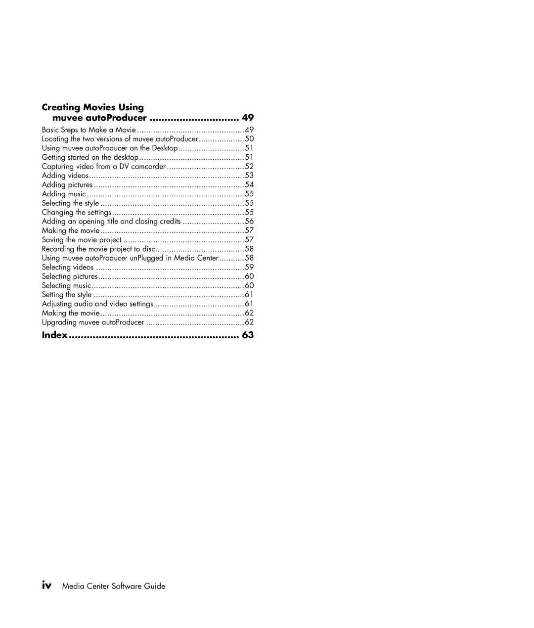 HP SR1834NX, SR1838NX manual Index 