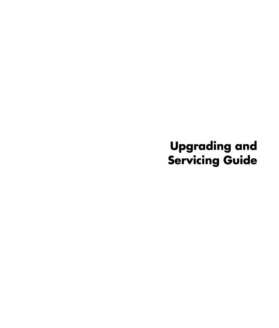 HP SR2172NX, SR2264WM, SR2170NX, SR2168HM, SR2163WM, SR2149UK, SR2175X, SR2150NX, SR2109UK manual Upgrading and Servicing Guide 