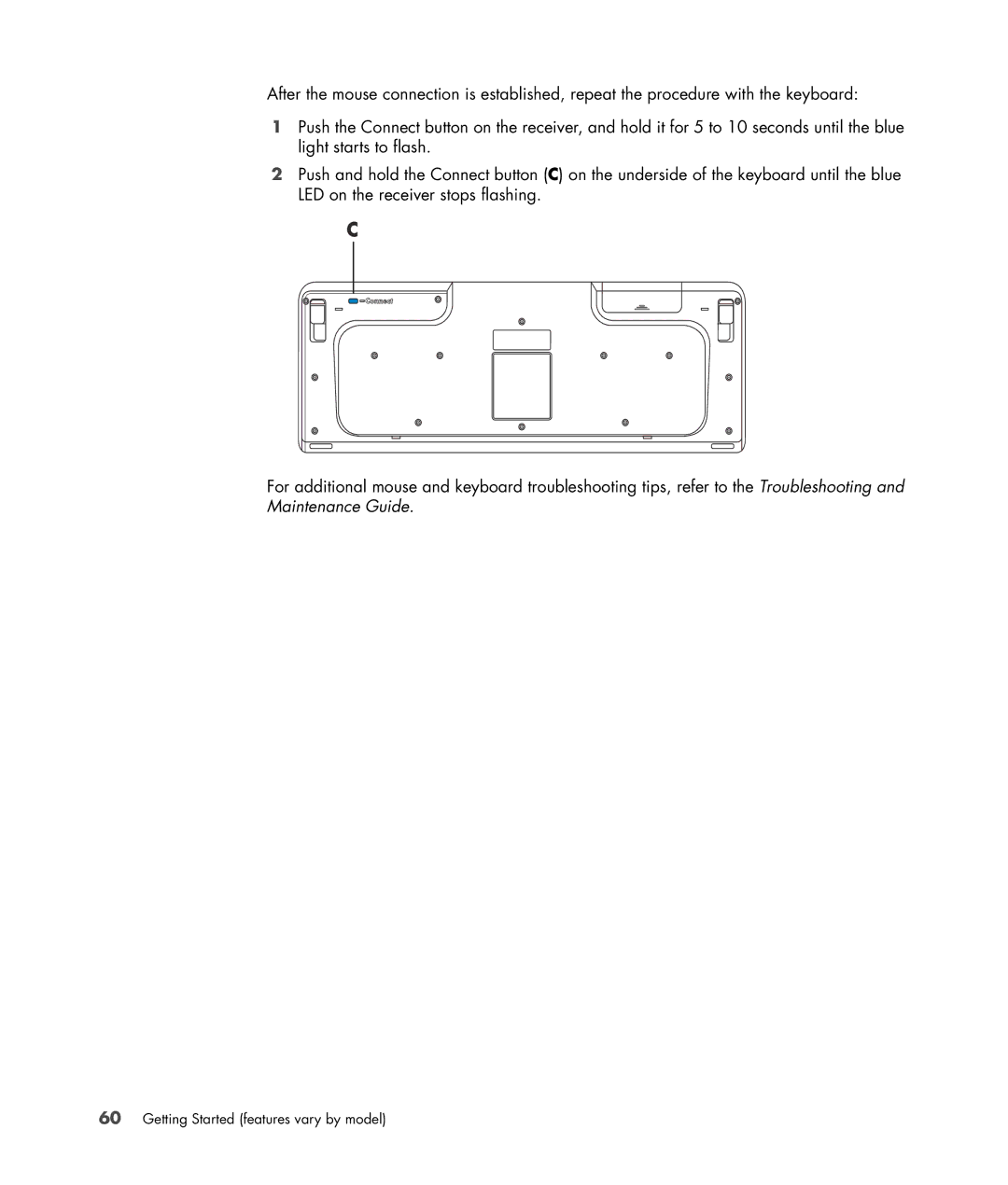 HP SR5703WM, SR5556AP, SR5501P, SR5502FH, SR5611F, SR5602FH, SR5604F, SR5601P, SR5606F Getting Started features vary by model 