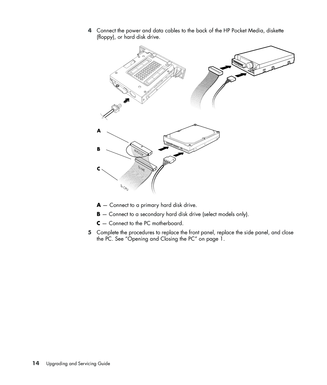 HP SR5550F, SR5558D, SR5548F, SR5518F, SR5518CF, SR5608F, SR5513CF, SR5501P, SR5507F, SR5510CF manual Upgrading and Servicing Guide 