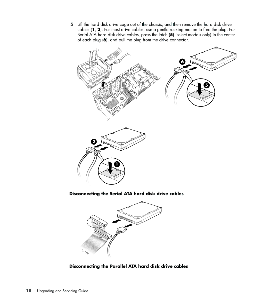 HP SR5633WM, SR5558D, SR5548F, SR5518F, SR5518CF, SR5608F, SR5513CF, SR5501P, SR5507F, SR5510CF manual Upgrading and Servicing Guide 