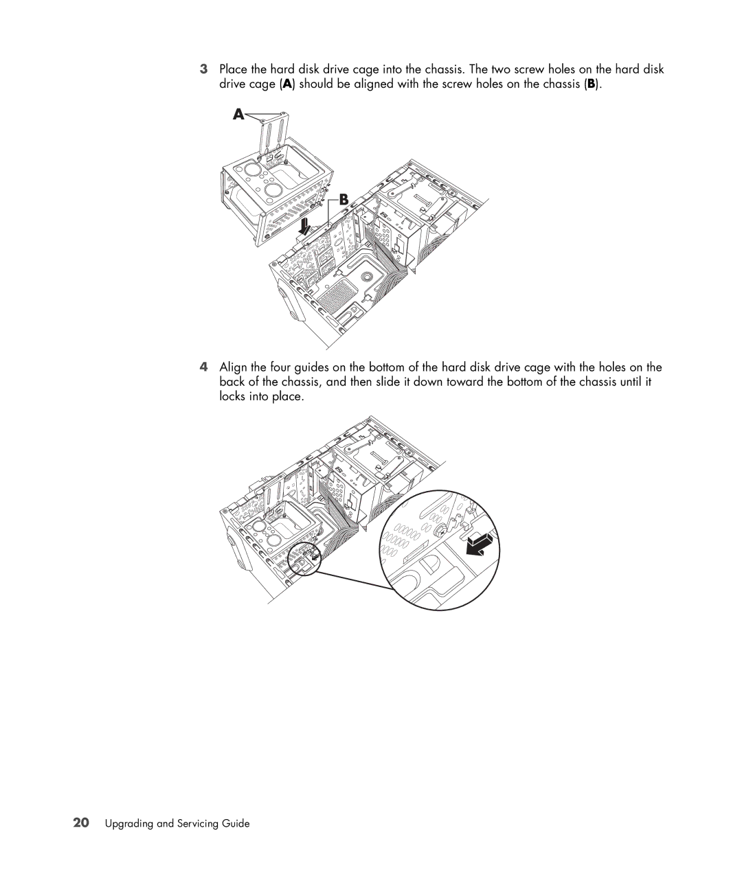 HP SR5618CF, SR5558D, SR5548F, SR5518F, SR5518CF, SR5608F, SR5513CF, SR5501P, SR5507F, SR5510CF manual Upgrading and Servicing Guide 