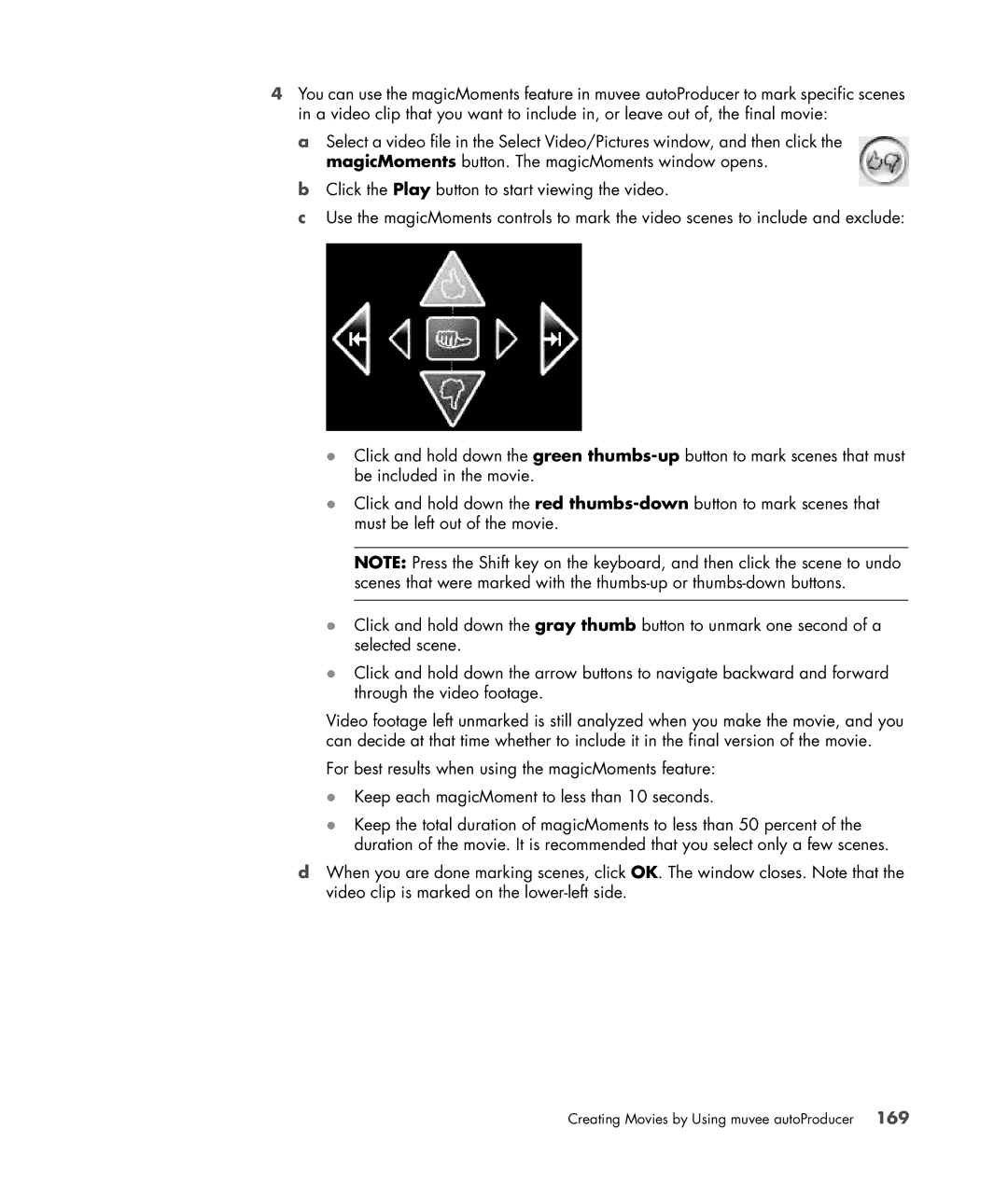 HP SR5559D, SR5558D, SR5618CF, SR5615CF, SR5613CF manual Creating Movies by Using muvee autoProducer 