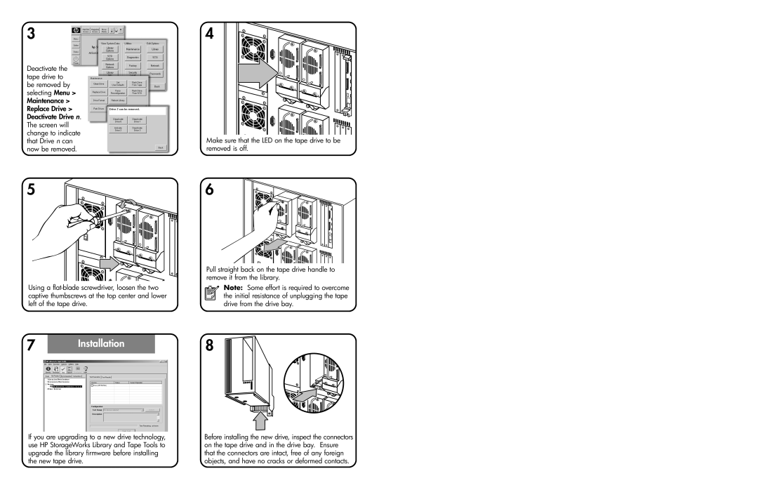 HP Storage works manual Installation 