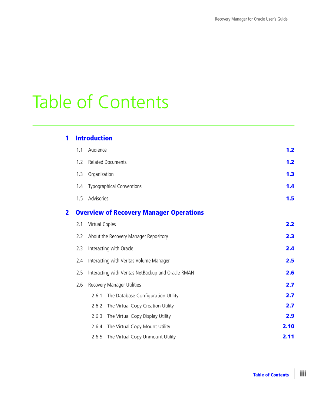 HP StoreServ Application Suite for Oracle Media manual Table of Contents 