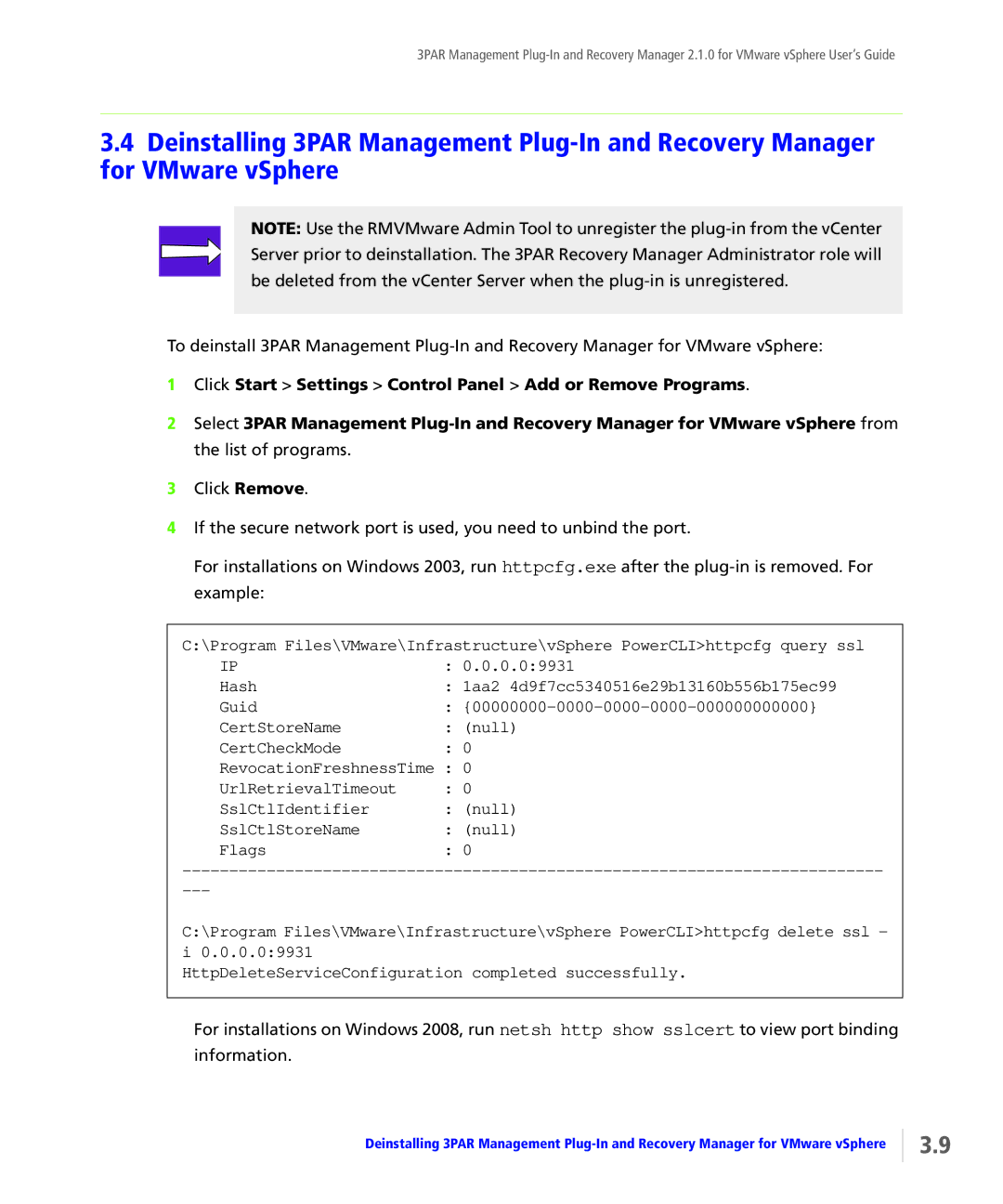 HP StoreServ Application Suite for VMware Media manual 1aa2 4d9f7cc5340516e29b13160b556b175ec99 