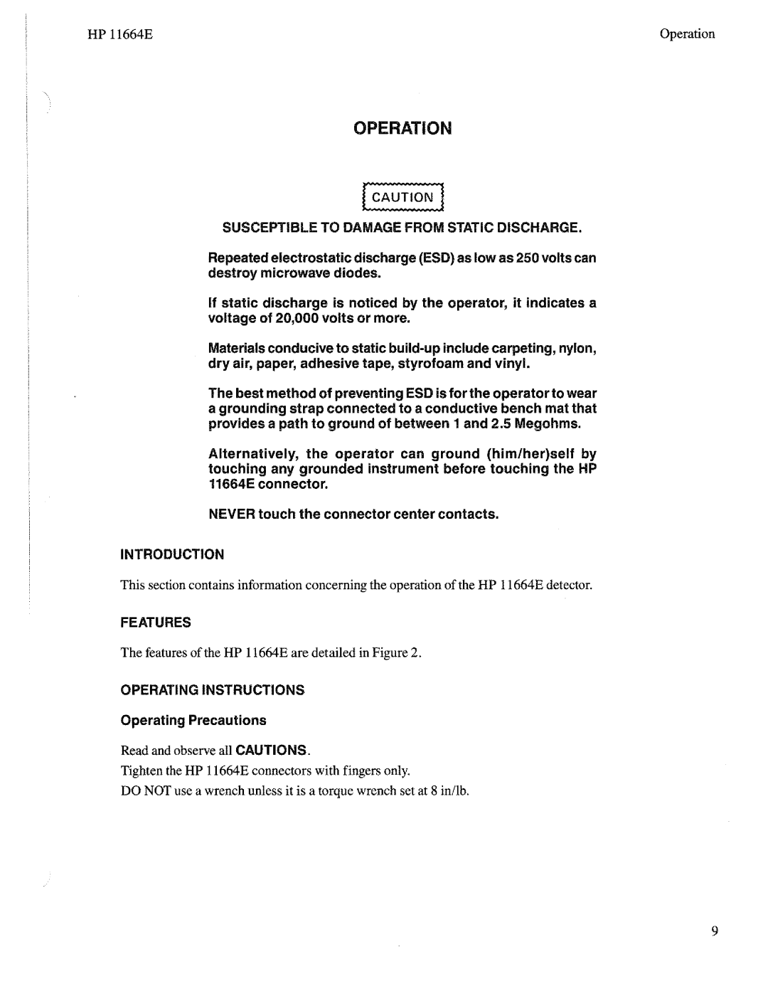 HP Stud Sensor 11664E manual 