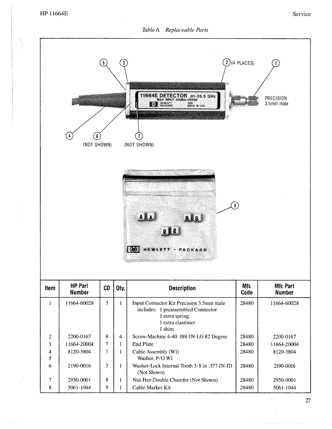 HP Stud Sensor 11664E manual 