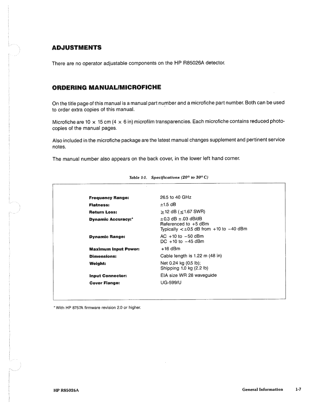 HP Stud Sensor R85026A manual 