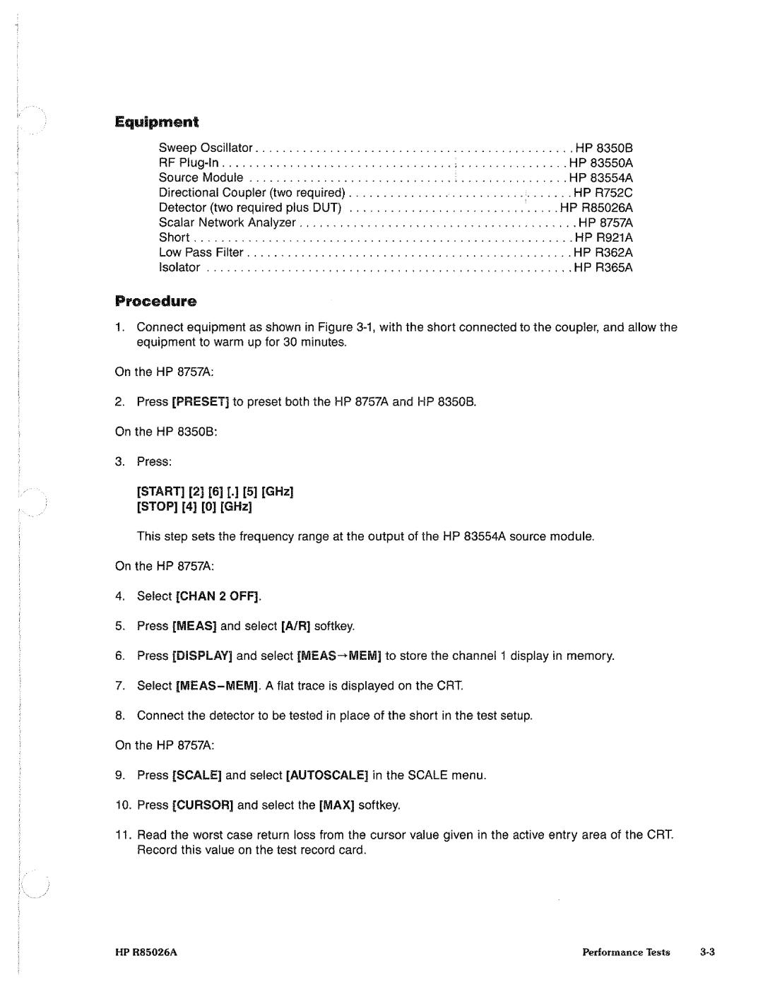 HP Stud Sensor R85026A manual 